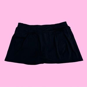 Black Athletic Skort